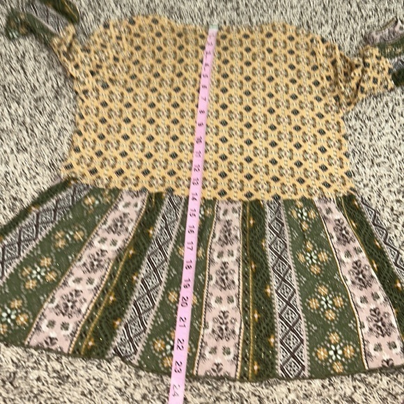 🎀 3/$20 Orange creek women’s small boho bell sleeves blouse‎ - Picture 5 of 7